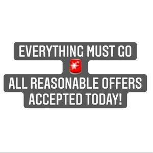 Send me an offer!! All offers accepted today